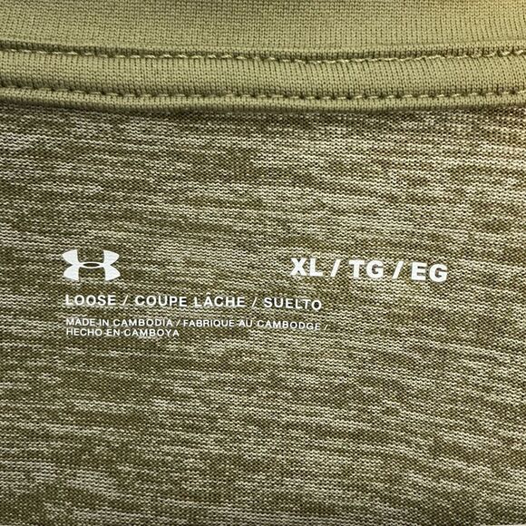 Under Armour Tech ½ Zip Long Sleeve green shirt size XL - Picture 4 of 5